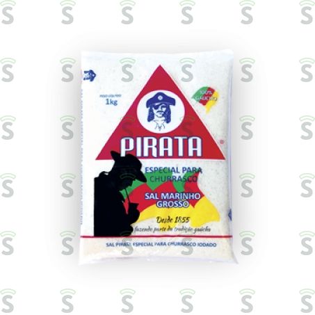  Sal Grosso Pirata Embalagem 1kg