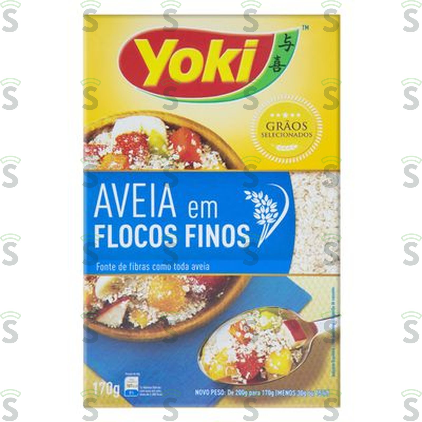 Aveia em Flocos Finos Yoki Caixa 170gr