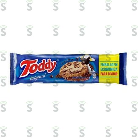  Biscoito Cookie Original Toddy Pacote Embalagem Econômica 133g
