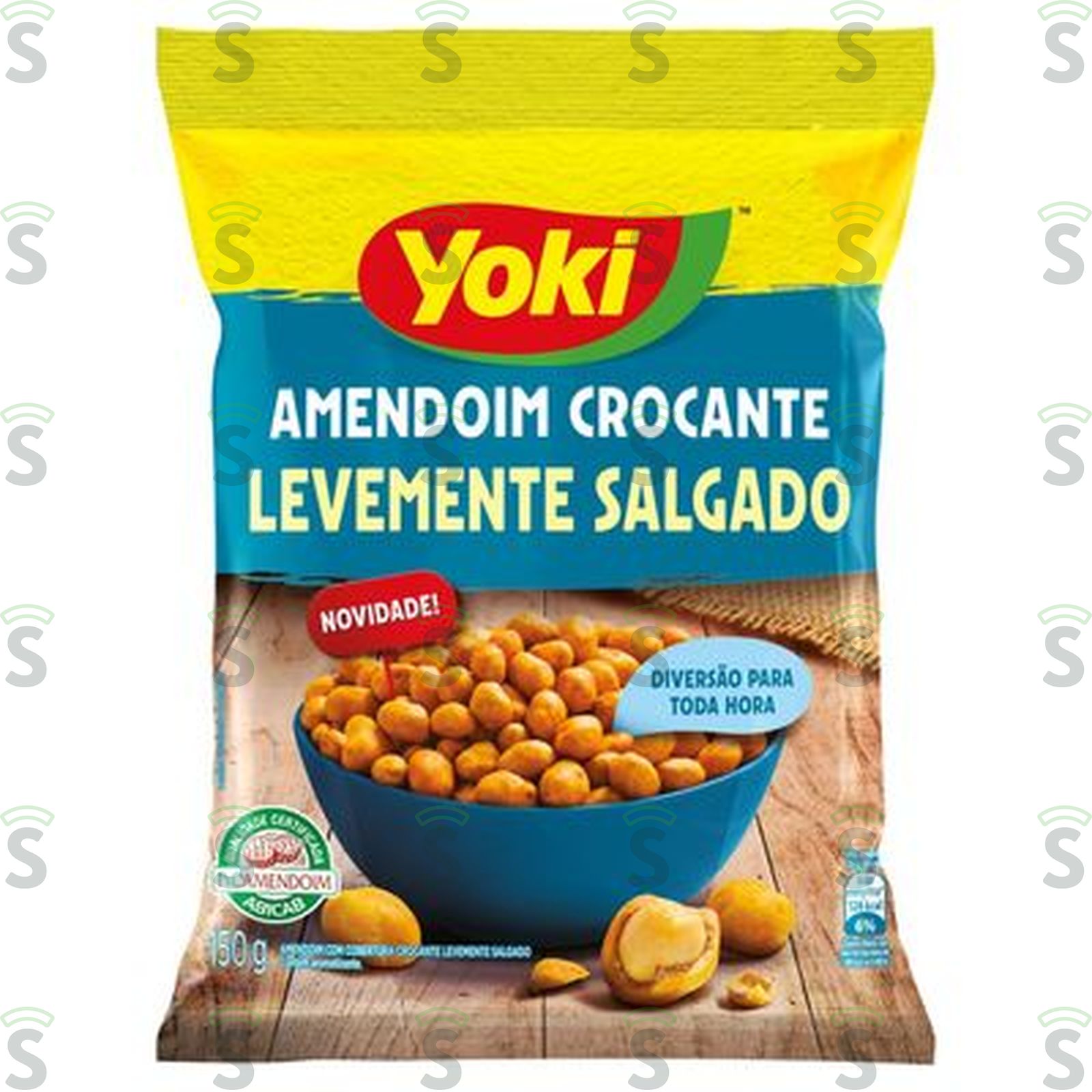 Amendoim Crocante Levemente Salgado Yoki 150G
