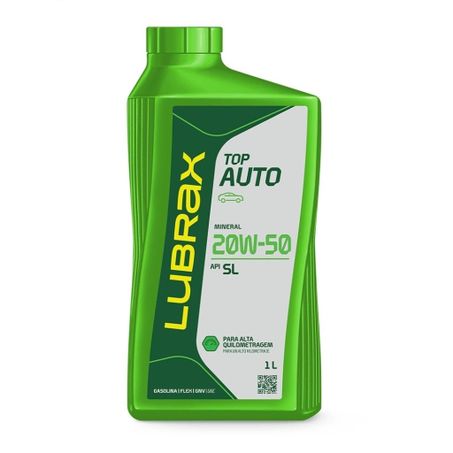  121778 - Lubrax Oleo Top Auto 20w50 Sl Mineral 1l