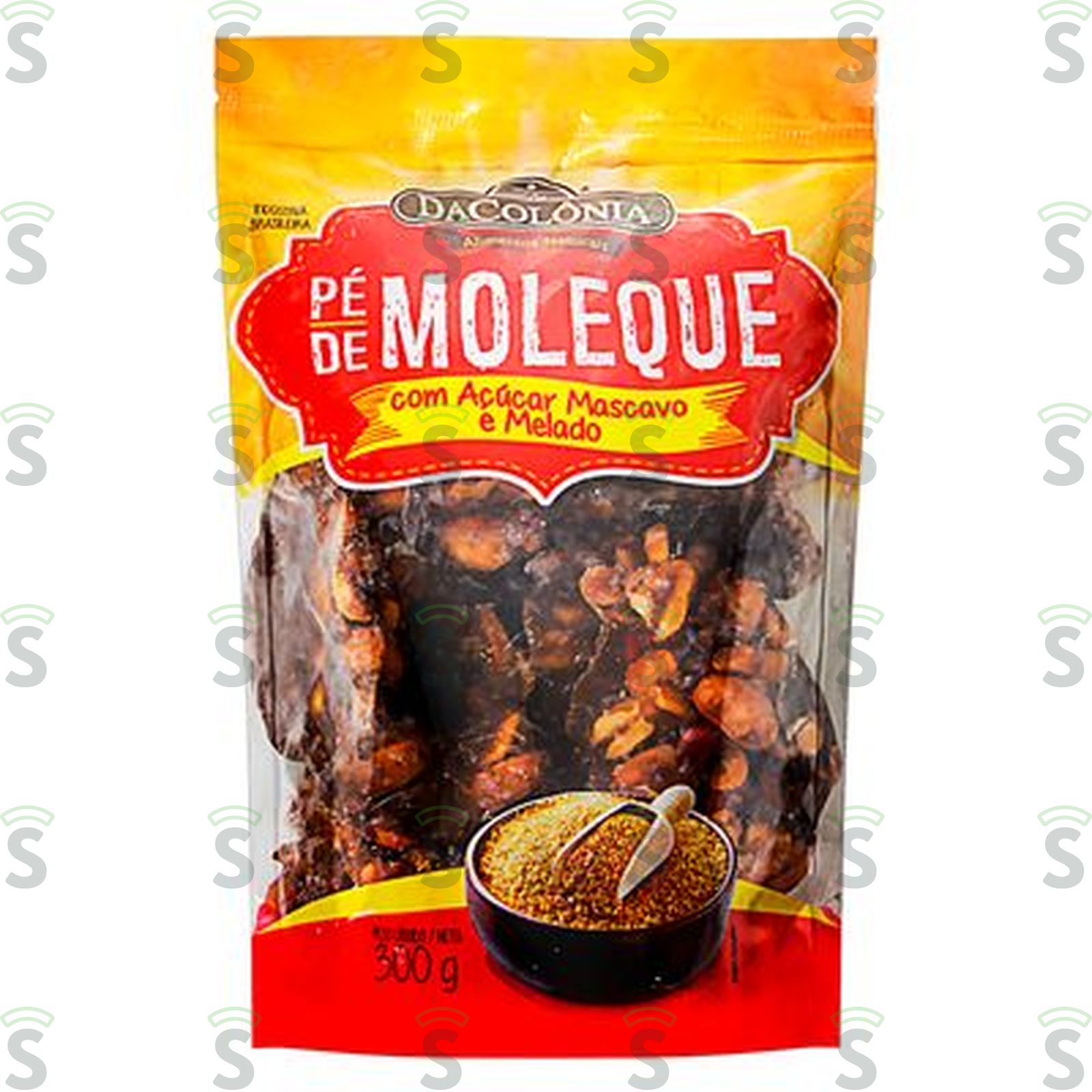 Pé de Moleque Dacolônia Mascavo Melado Embalagem 300G