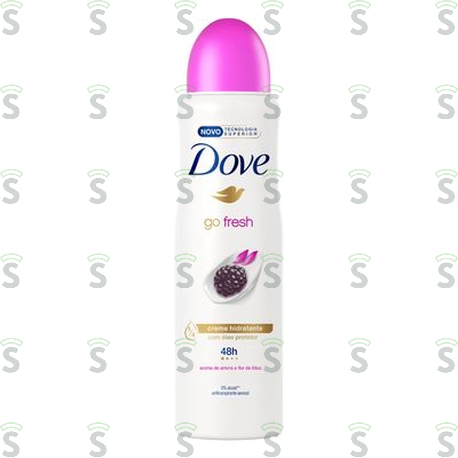 Antitranspirante Aerosol Dove  Amora e Flor de Lótus Go Fresh Frasco Spray 150ml