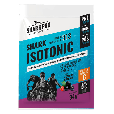 Suplemento Alimentar Shark Isotonic Sabor Açaí com Guaraná 34g
