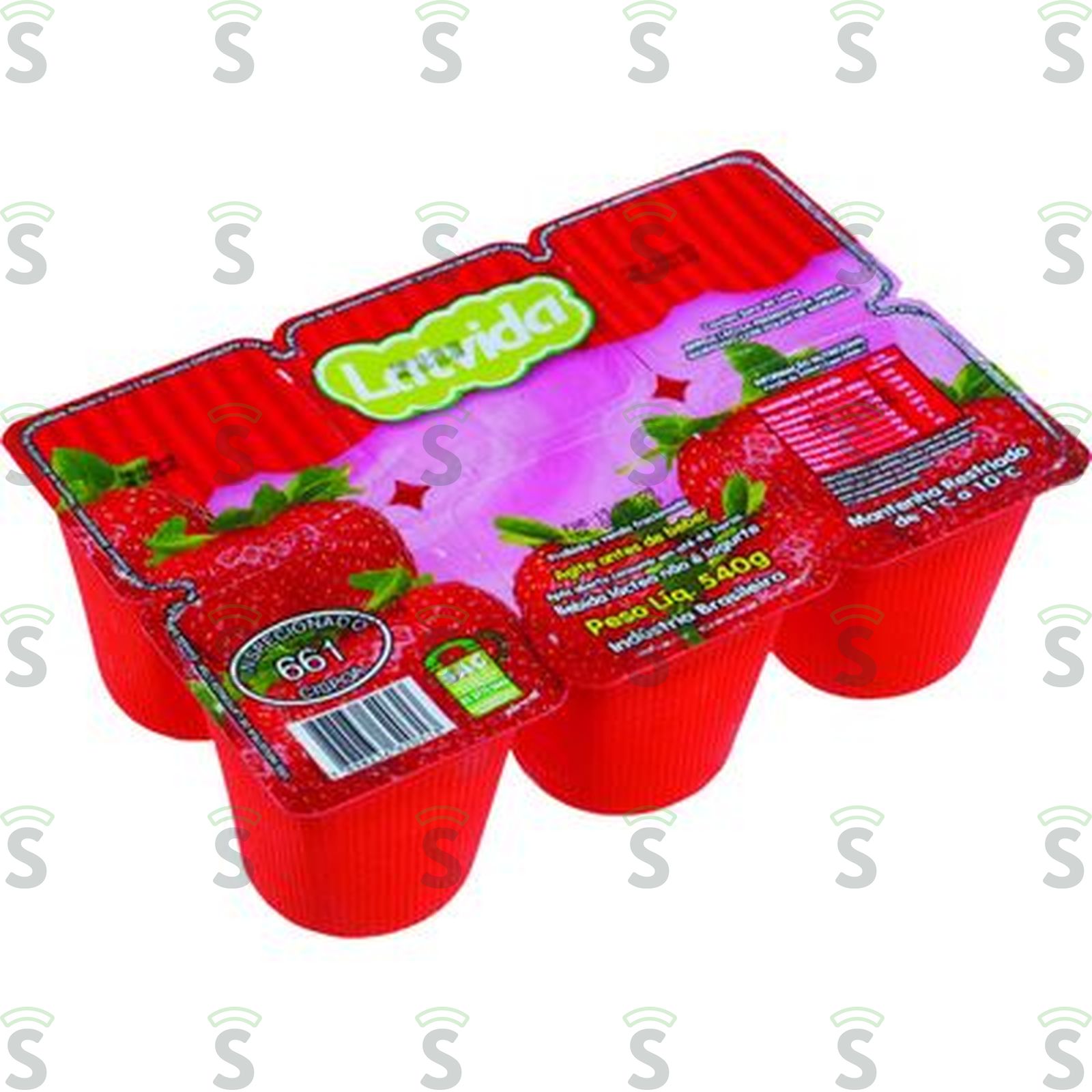 Bebida Láctea Latvida Morango 540G