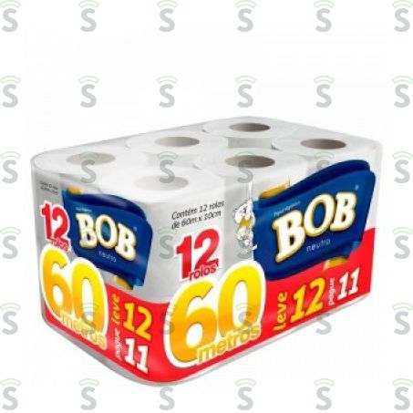  Papel Hig Bob Fs Neutrom L12p11 60mt