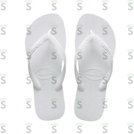  Chinelo Havaianas Top Branco Tamanho 41/42 1un