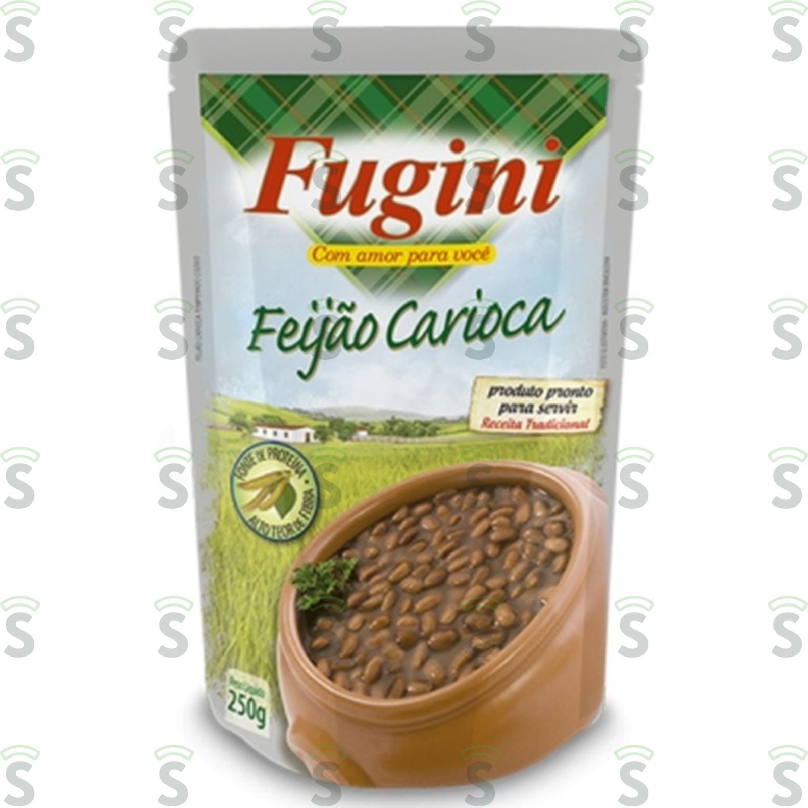 Feijão Carioca Fugini Sachê 250G