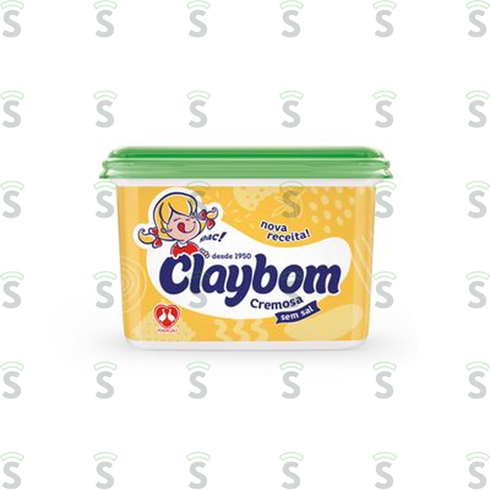 Claybom-margarina 500gr sem sal