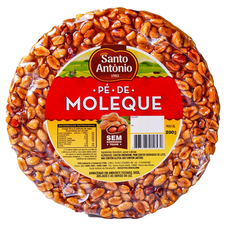 Pé de Moleque Santo Antônio 200g