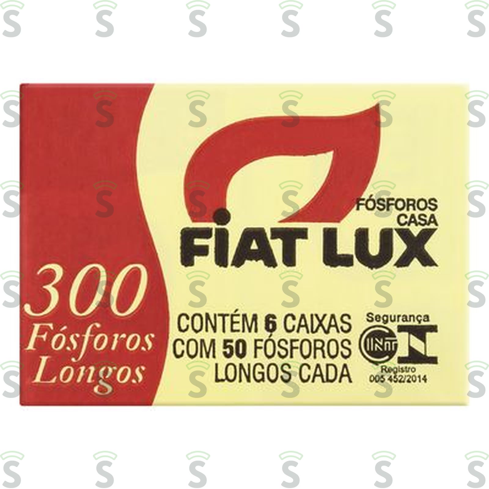 Fiat lux-fosforo casa c/6cx de 50un