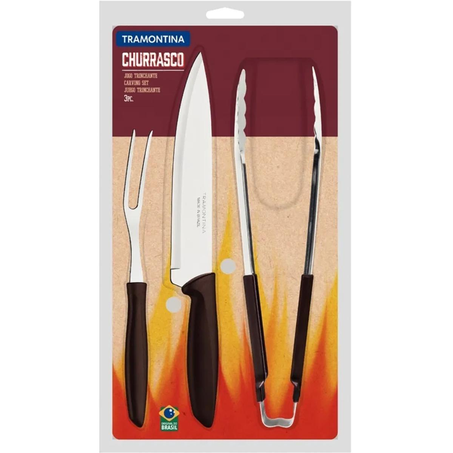 Conjunto para Churrasco Tramontina 3 Peças - Plenus - Ref. 23498449