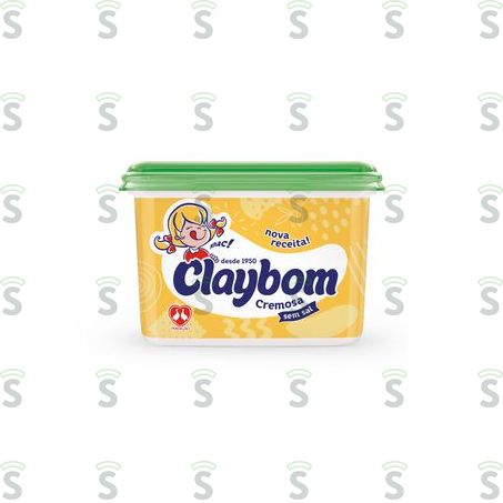  Claybom-margarina 500gr Sem Sal