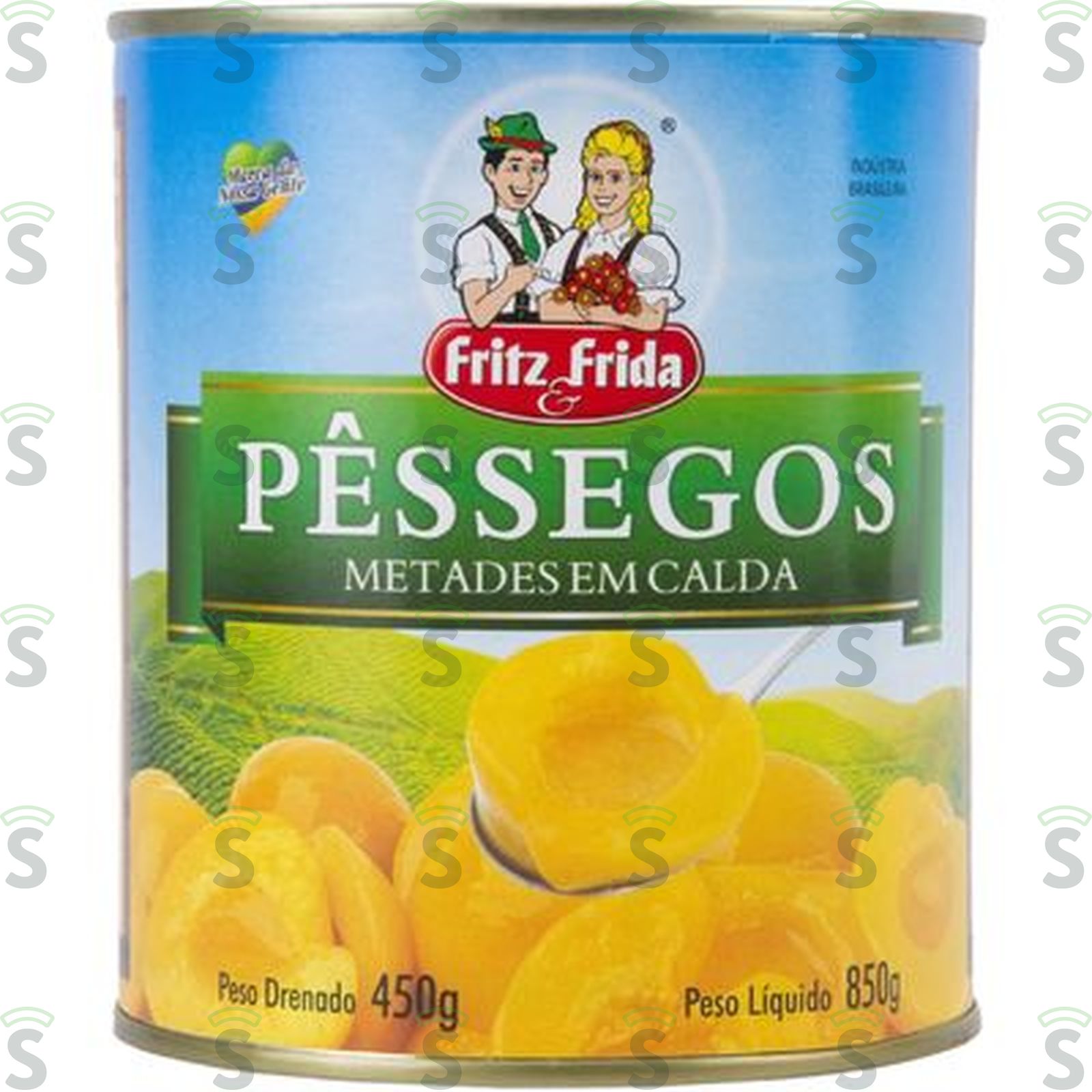Pêssego Em Calda Fritz E Frida 450G