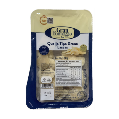 Queijo Grana Lascas Gran Formaggio 150g
