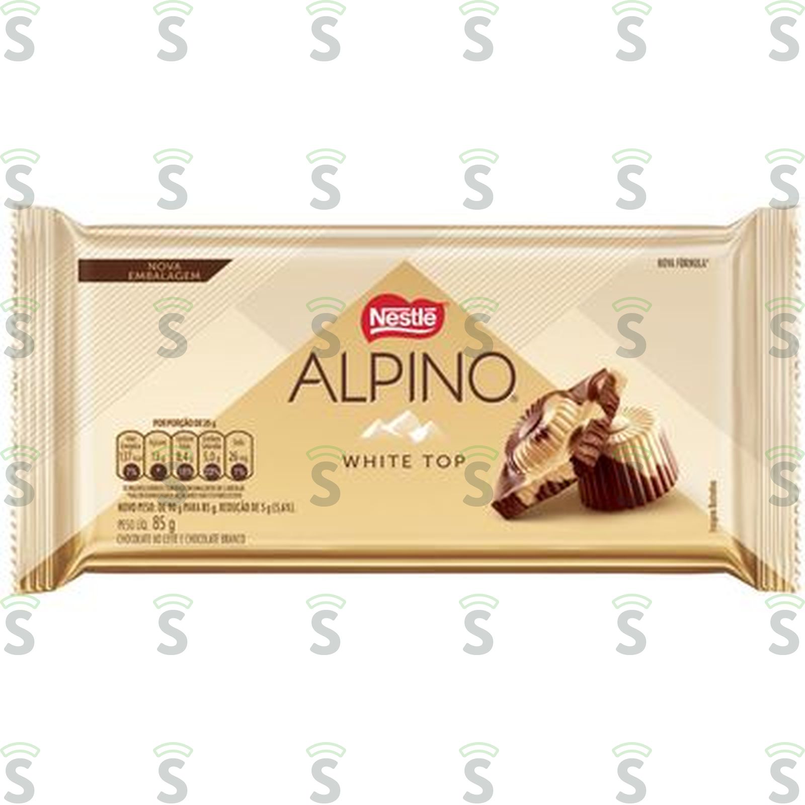 CHOC NESTLE 85G WHITE TOP