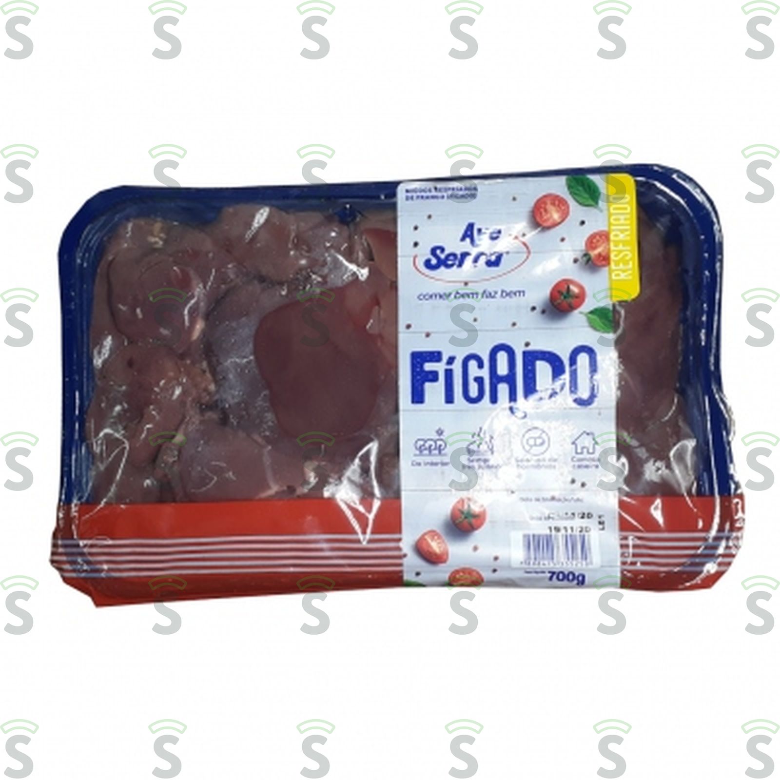 Ave Figado Frango Ave Serra 700G
