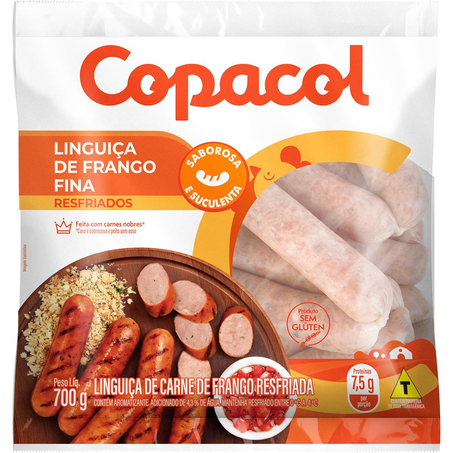 Linguiça Copacol 700g - Frango - Resfriada