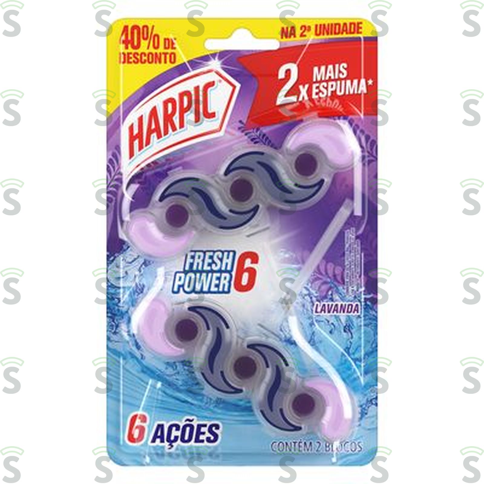 Harpic-det.sanit c/2 fresh 40*desc 2un