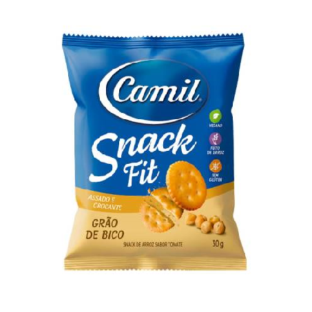 Snack Fit Camil Arroz C/Grão De Bico 30g