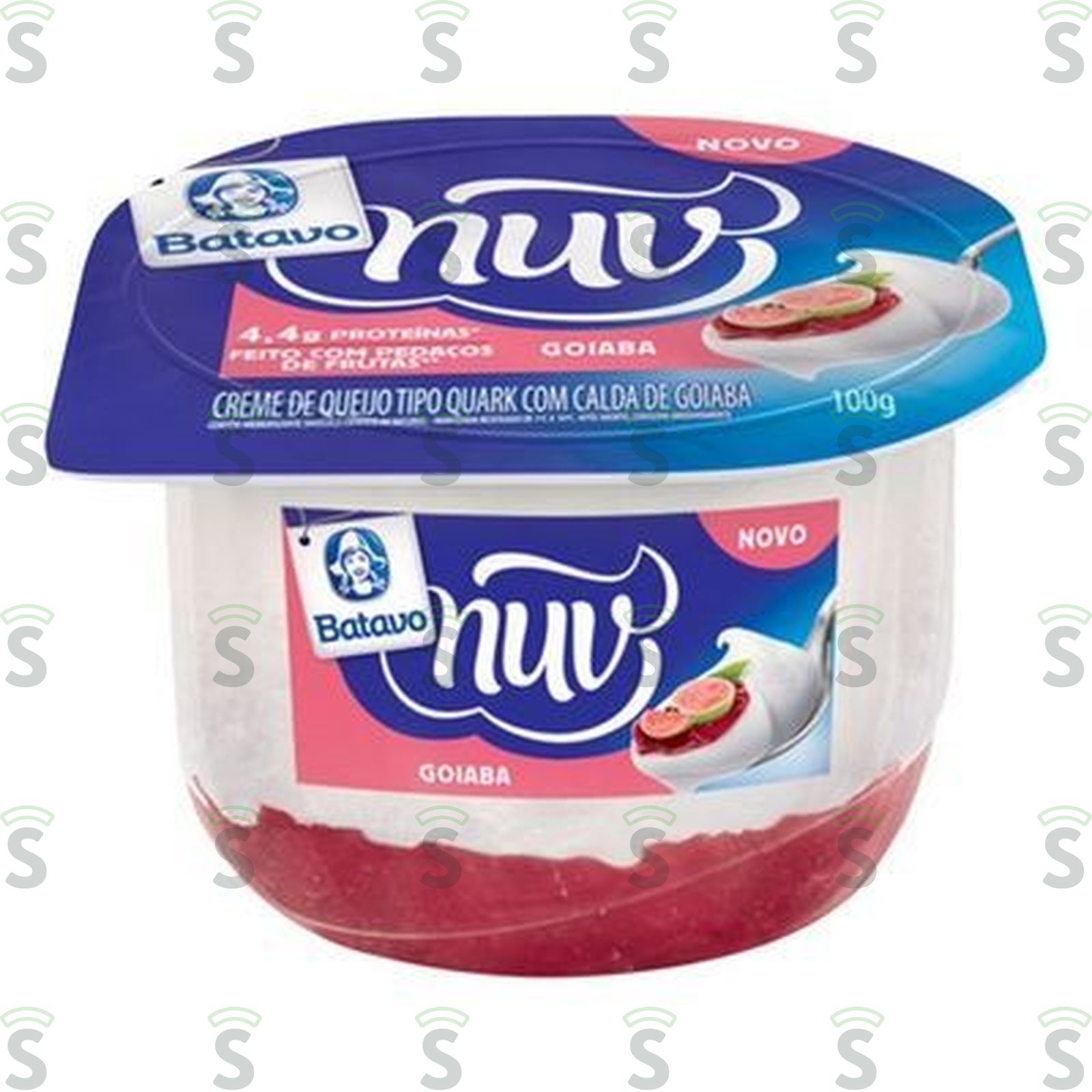 Creme Quark Batavo Nuv Goiaba 100G