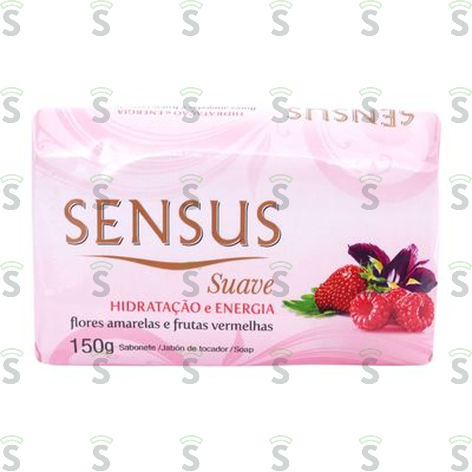 Sabonete Sensus Suave Extrato de Rosas Embalagem 150G