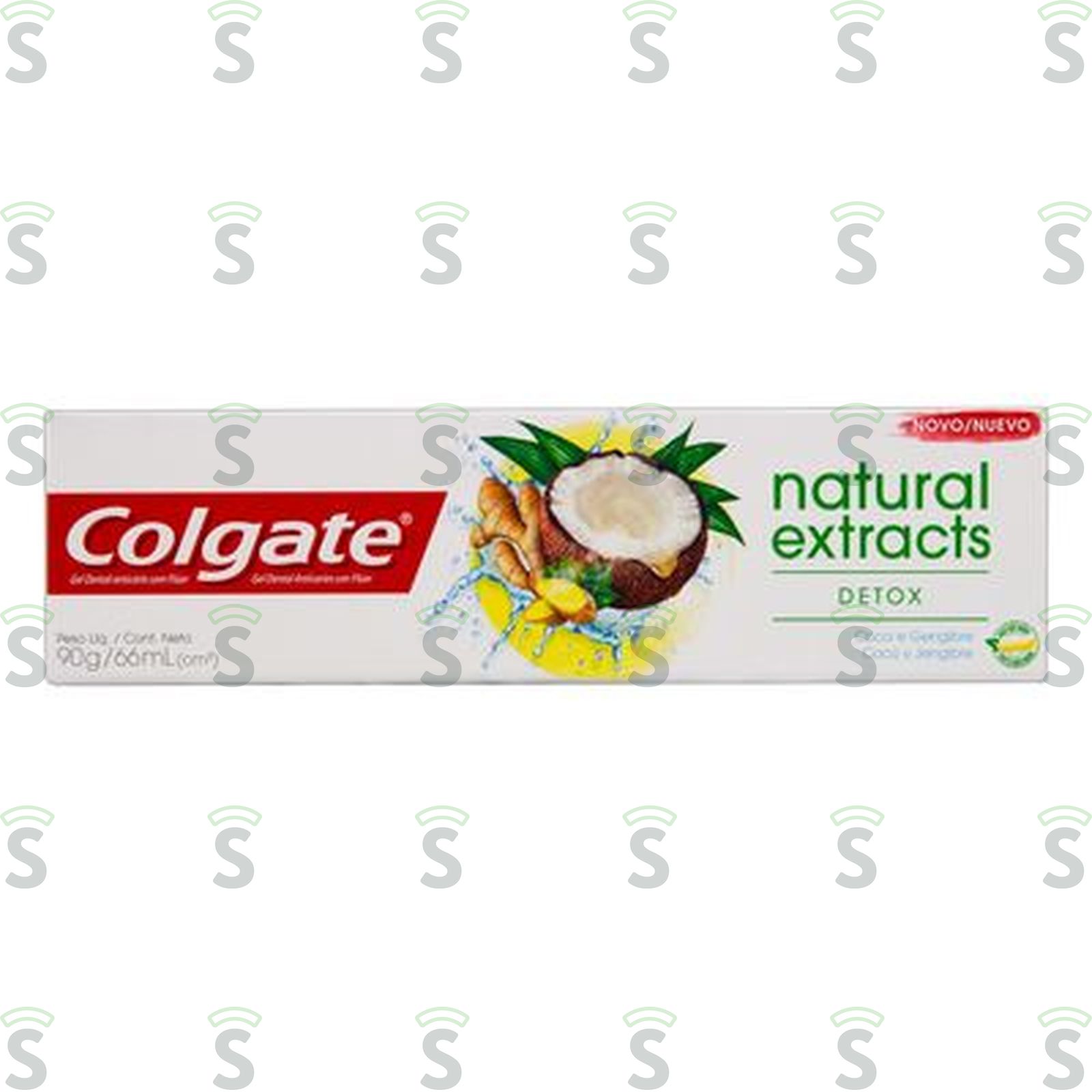 Creme Dental Colgate Natural Extracts Detox Caixa 90gr