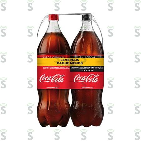  Refrig Coca Cola 2l + Zero 2x2l
