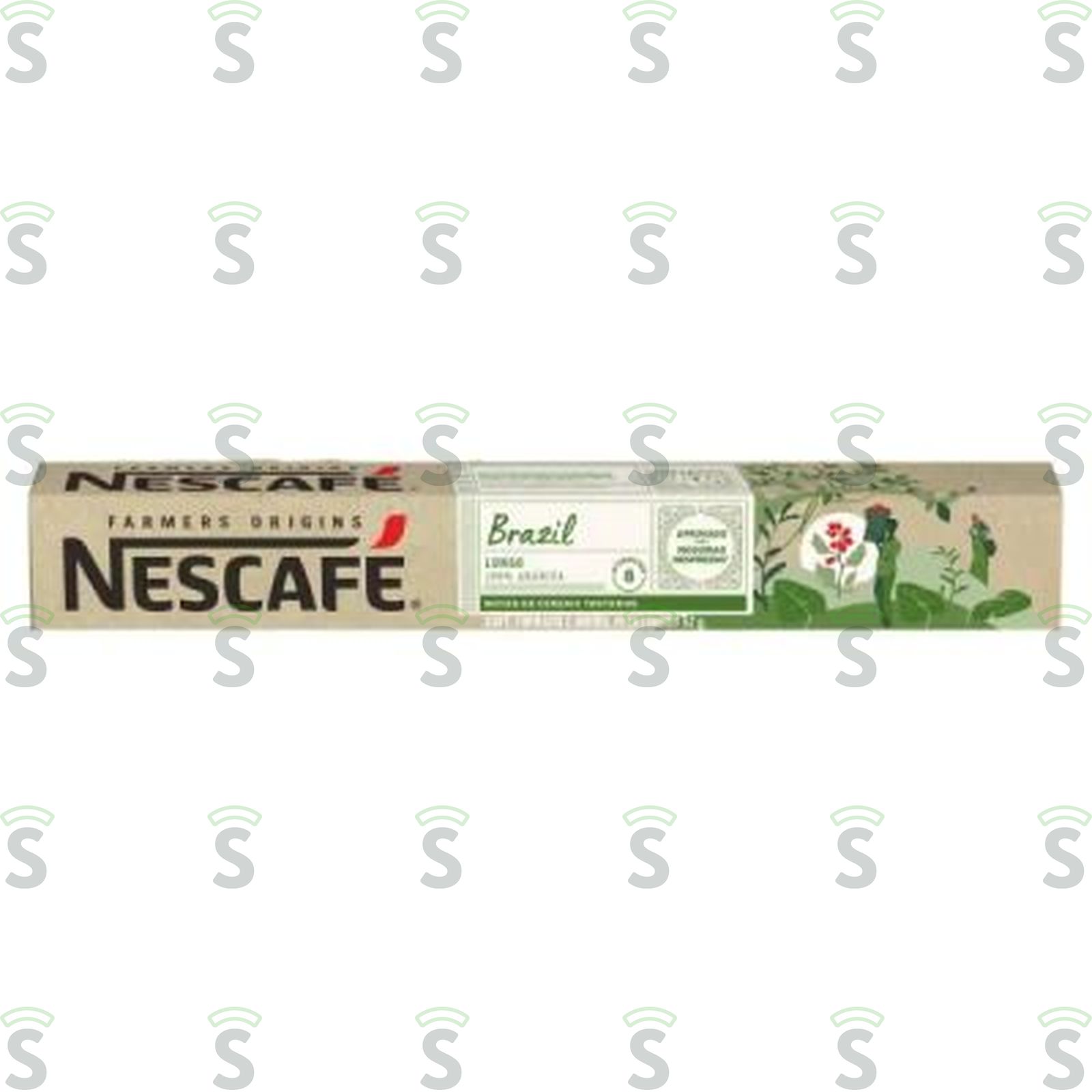 Café em Cápsula Torrado e Moído Nescafé Farmers Origins Lungo Brazil Caixa com 10un - 52gr