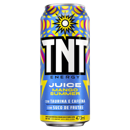 Bebida Energética TNT 473ml - Juice Mango - Lata