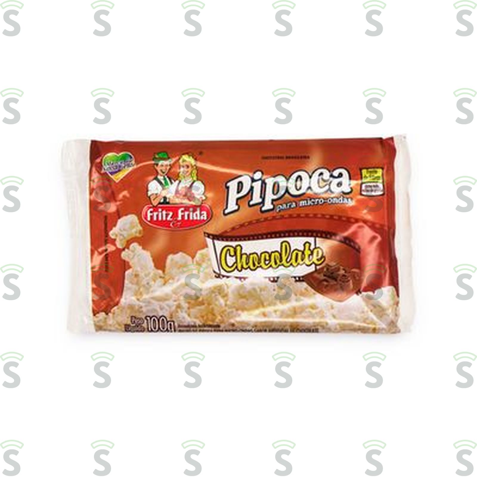 Pipoca Para Microondas Fritz E Frida Chocolate Embalagem 100G