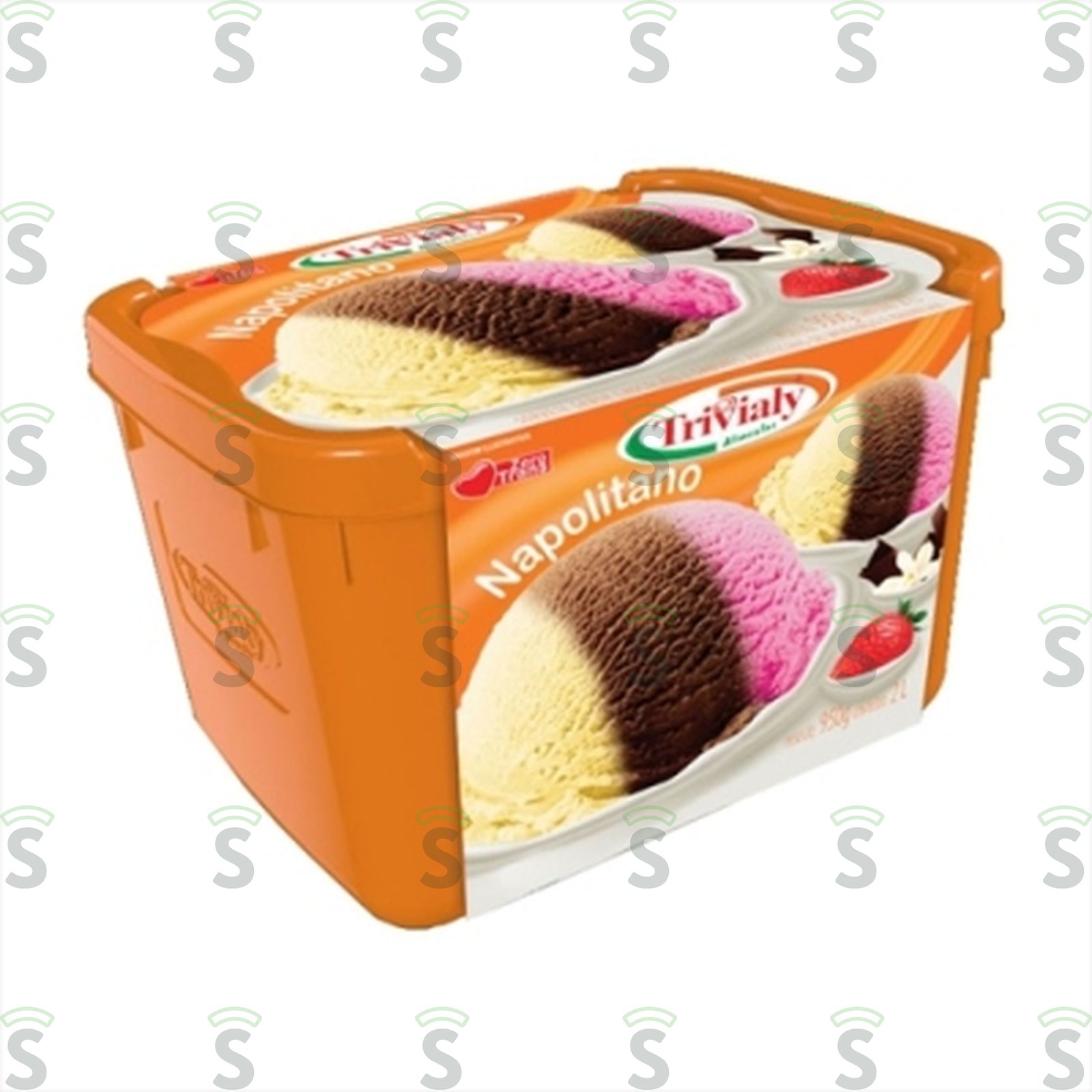 Sorvete Trivialy Napolitano 2LT