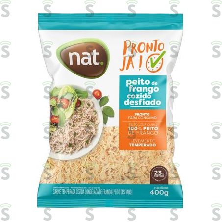  Peito de Frango Nat Desfiado Congelado 400g