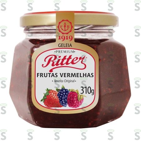  Geléia Ritter Frutas Vermelhas Vidro 310g