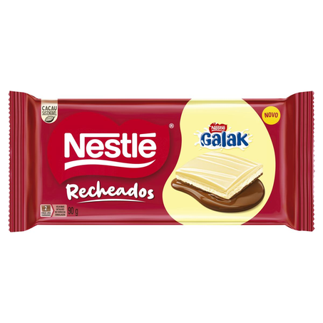 Chocolate Nestlé 90g - Galak - Recheado