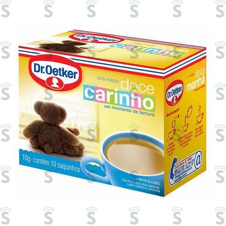  Chá Doce Dr Oetker Carinho Caixa Com 10un - 10gr