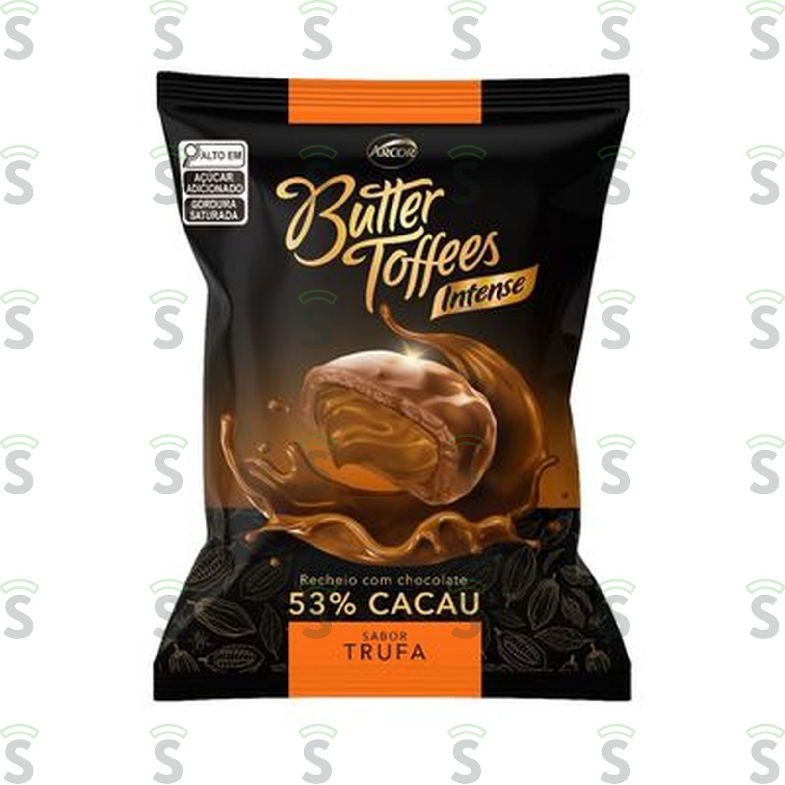 BALA ARCOR BUTTER TOFFEE 500G 53% CACAU
