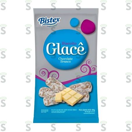  Bistex-biscoito 300g Glaceados Brancos