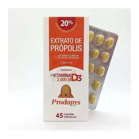 Extrato Própolis + Vitamina D3 Prodapys 45cps
