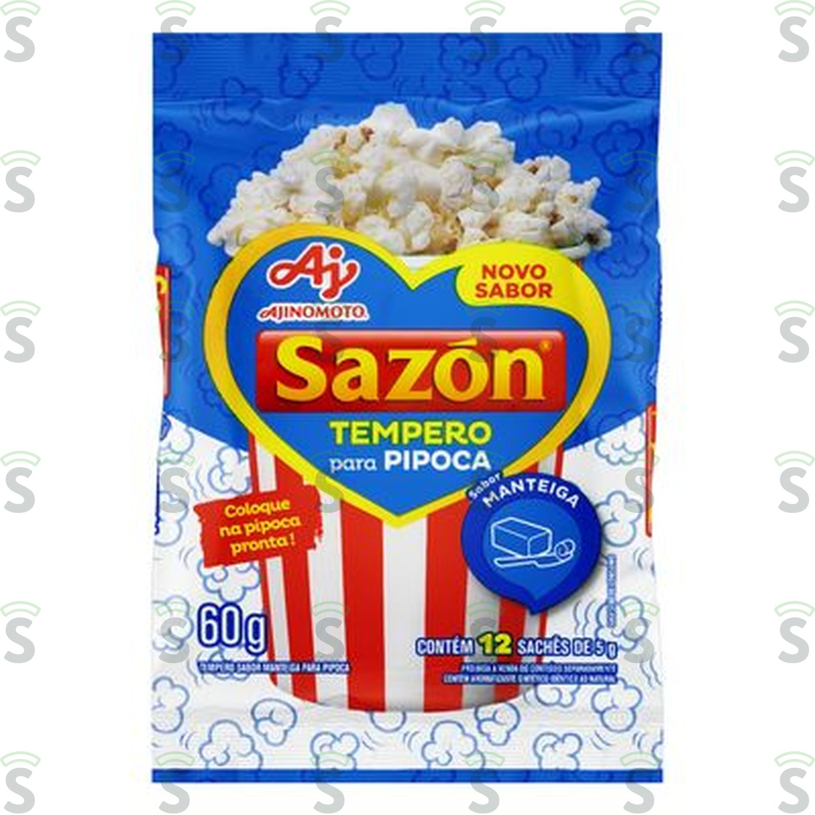 Sazon-tempero pipoca 60g manteiga
