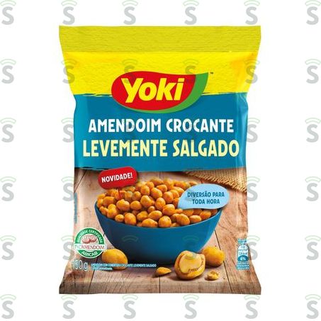  Amendoim Crocante Levemente Salgado Yoki 150g
