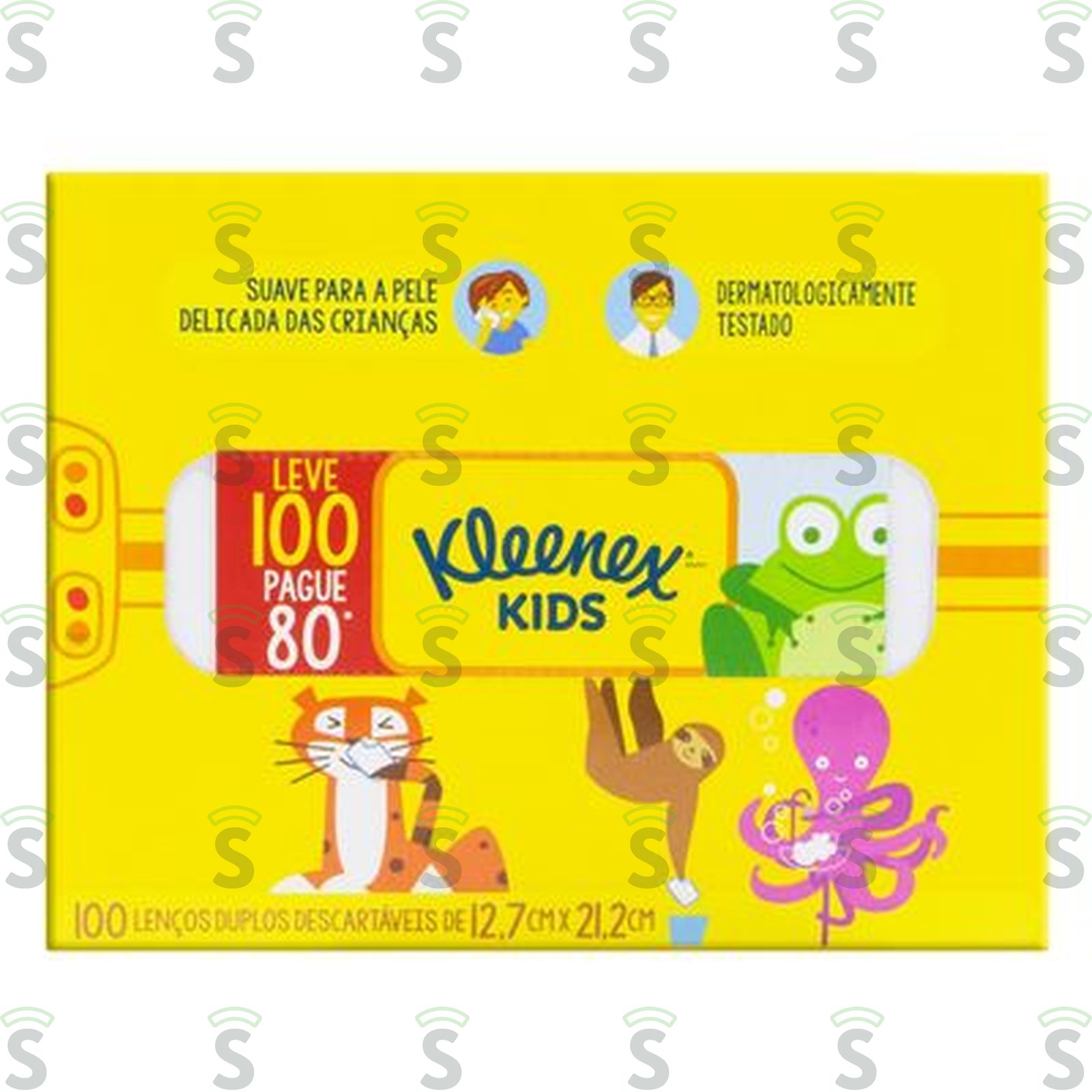 Lenço de Papel Kleenex Original Oferta Caixa 100UN