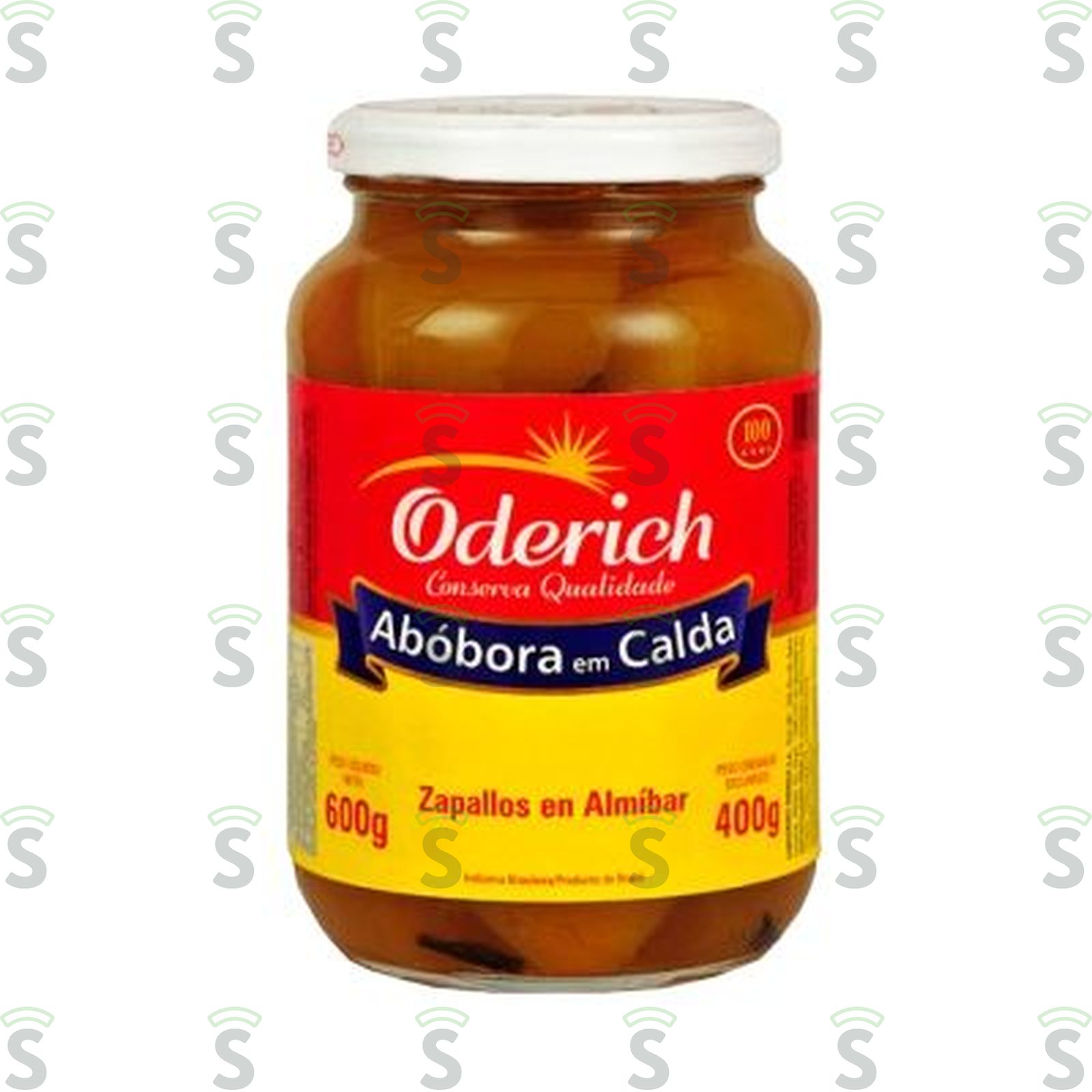 ABOBORA CALDA ODERICH 400GR VIDRO