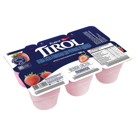 Bebida Láctea Frutirol 480g - Morango