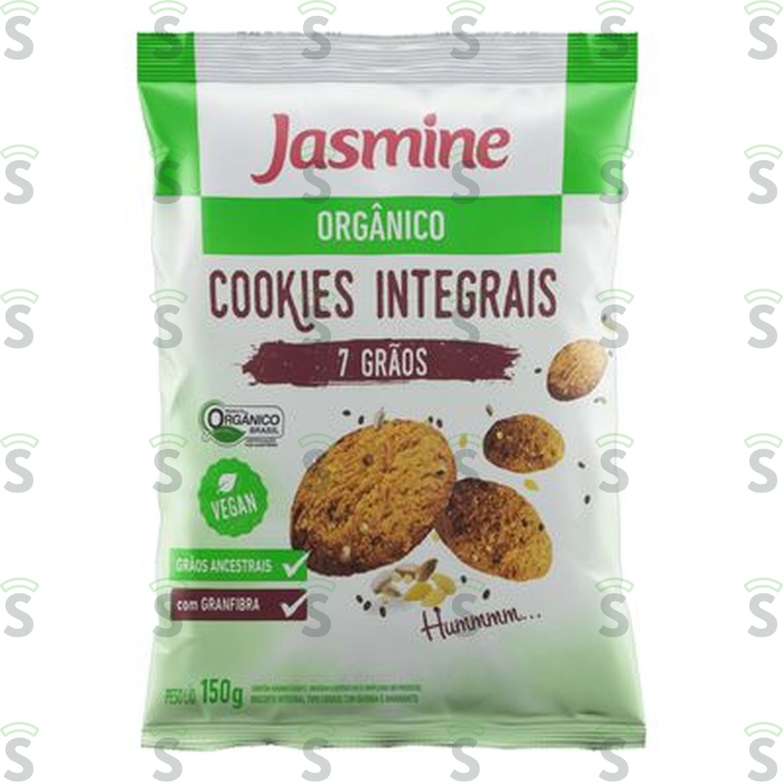 Cookies Jasmine Quinoa E Amaranto Orgânico Embalagem 150G