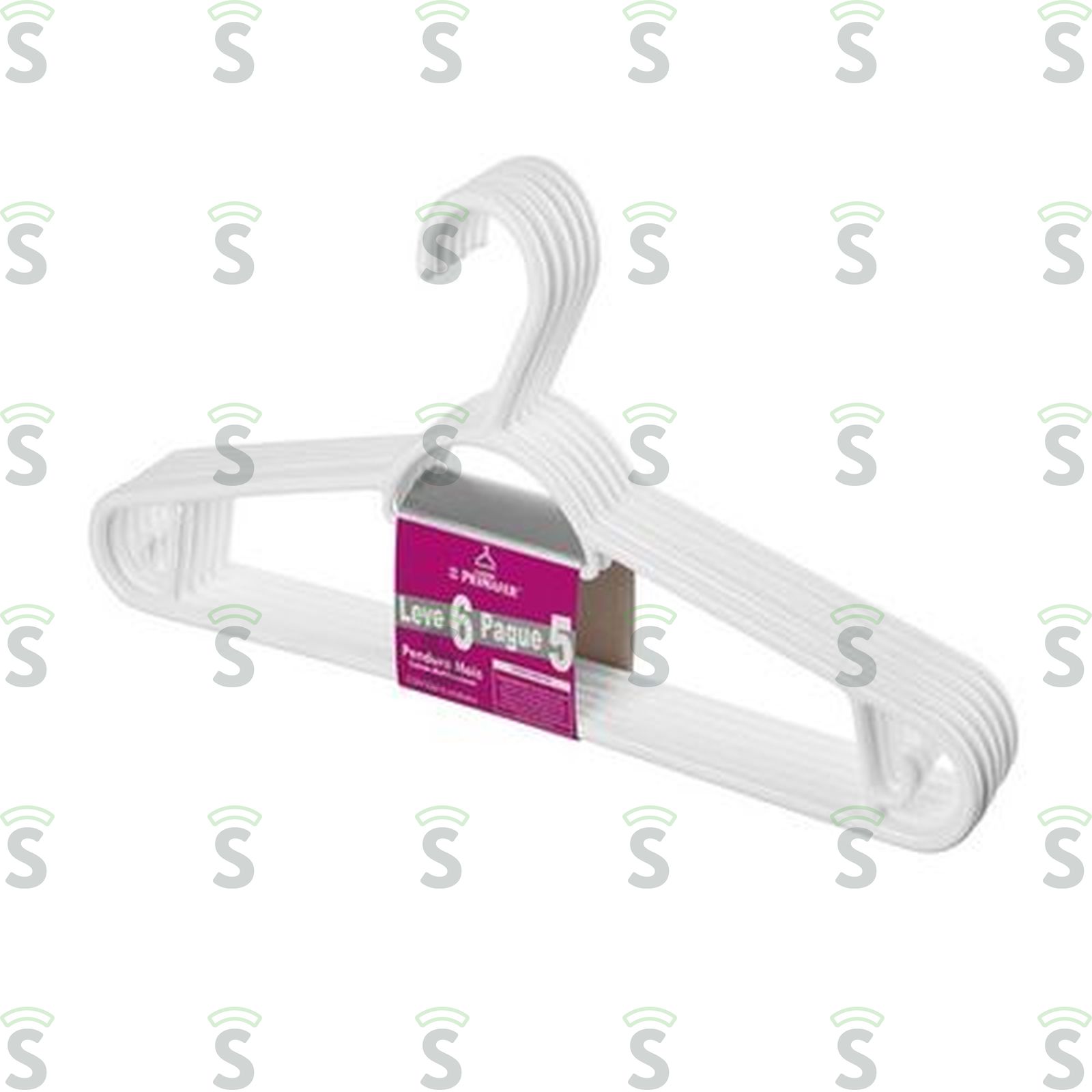 Cabide Plástico Sanremo Embalagem Leve 6un Pague 5un Ref 9105/6cd