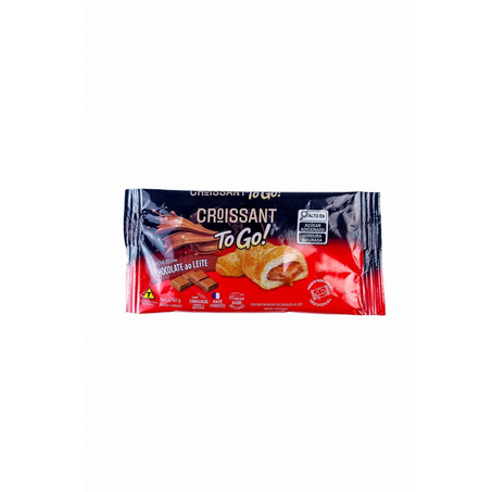 Pão Croissant Recheado To Go Chocolate ao Leite 60g