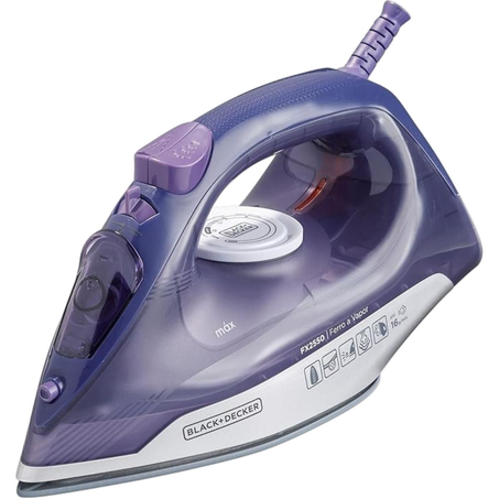 Ferro Black & Decker FX2550 A Vapor - Com base Ceramic Gliss