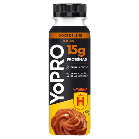 Iogurte Yopro 250g - 15g de Proteína - Doce de Leite