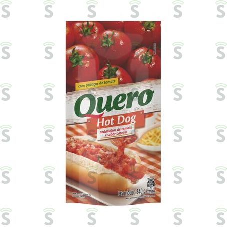  Molho de Tomate Hot-dog Quero Sachê 340gr